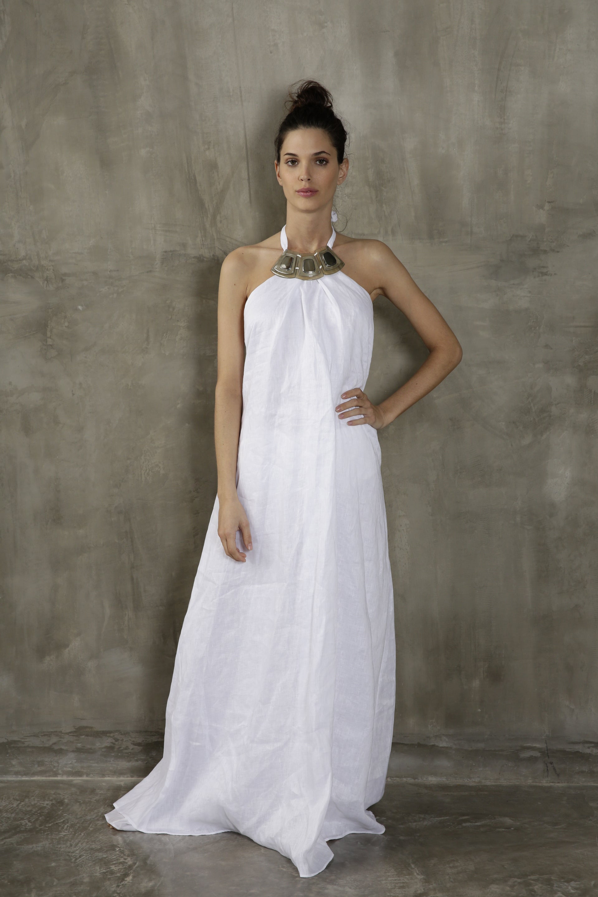 Asta Linen Maxi Dress by S-Mode