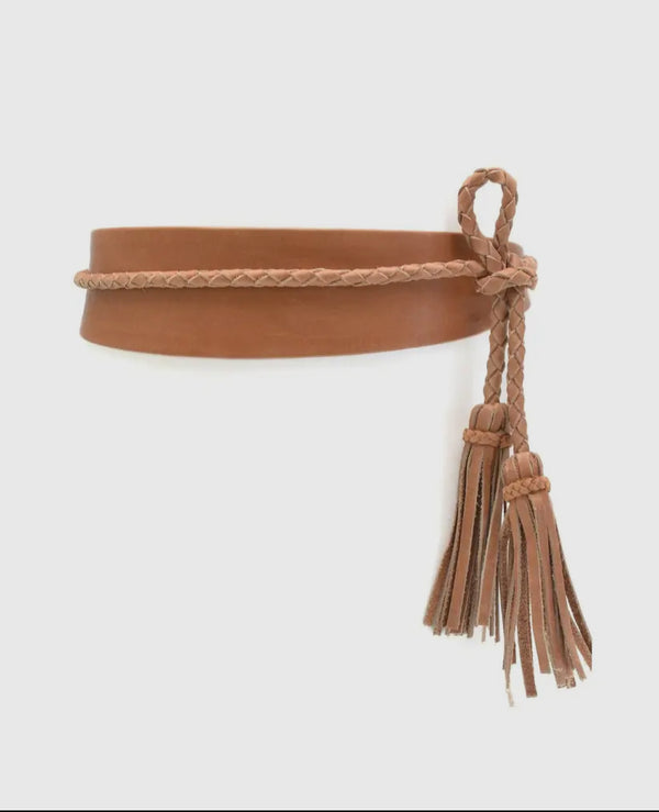 HERITAGE LEATHER FRINGE BELT ベージュ 0AF18ADA-5DA3-4711-89CF-