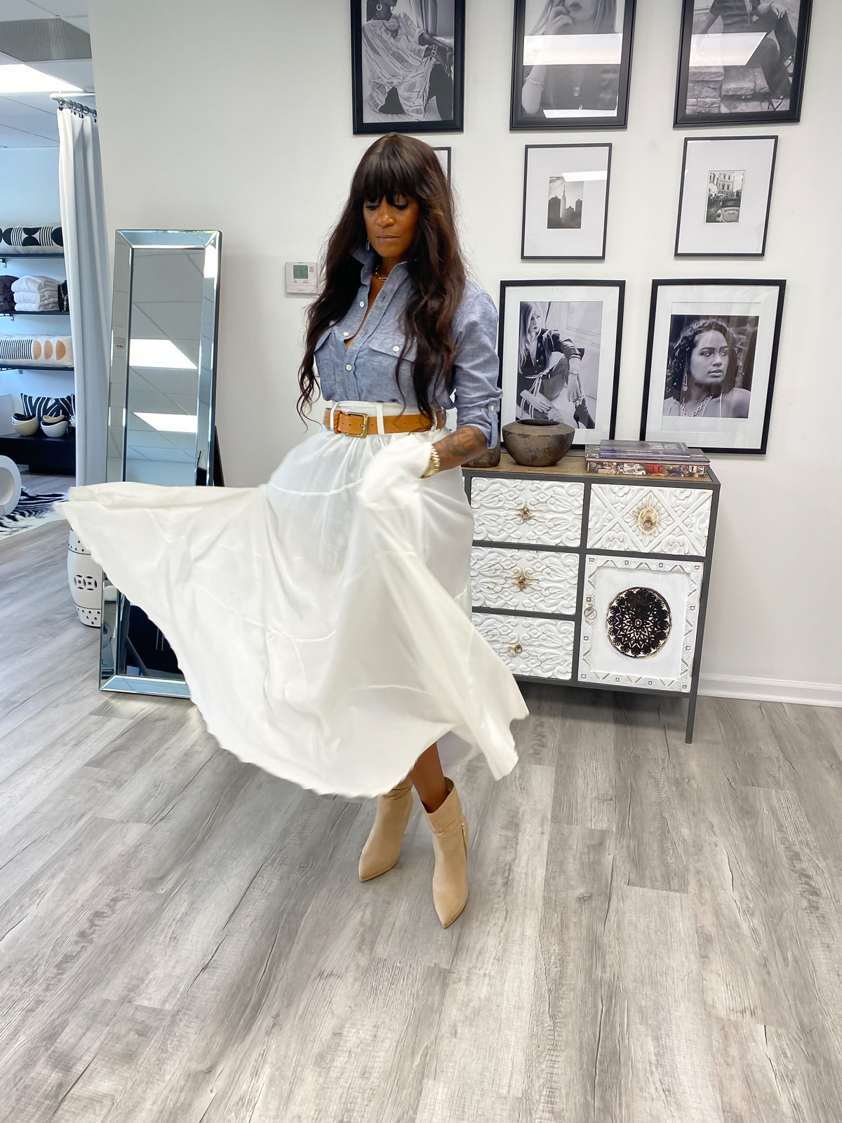 Anelise Maxi Skirt by Andrea Bogosian