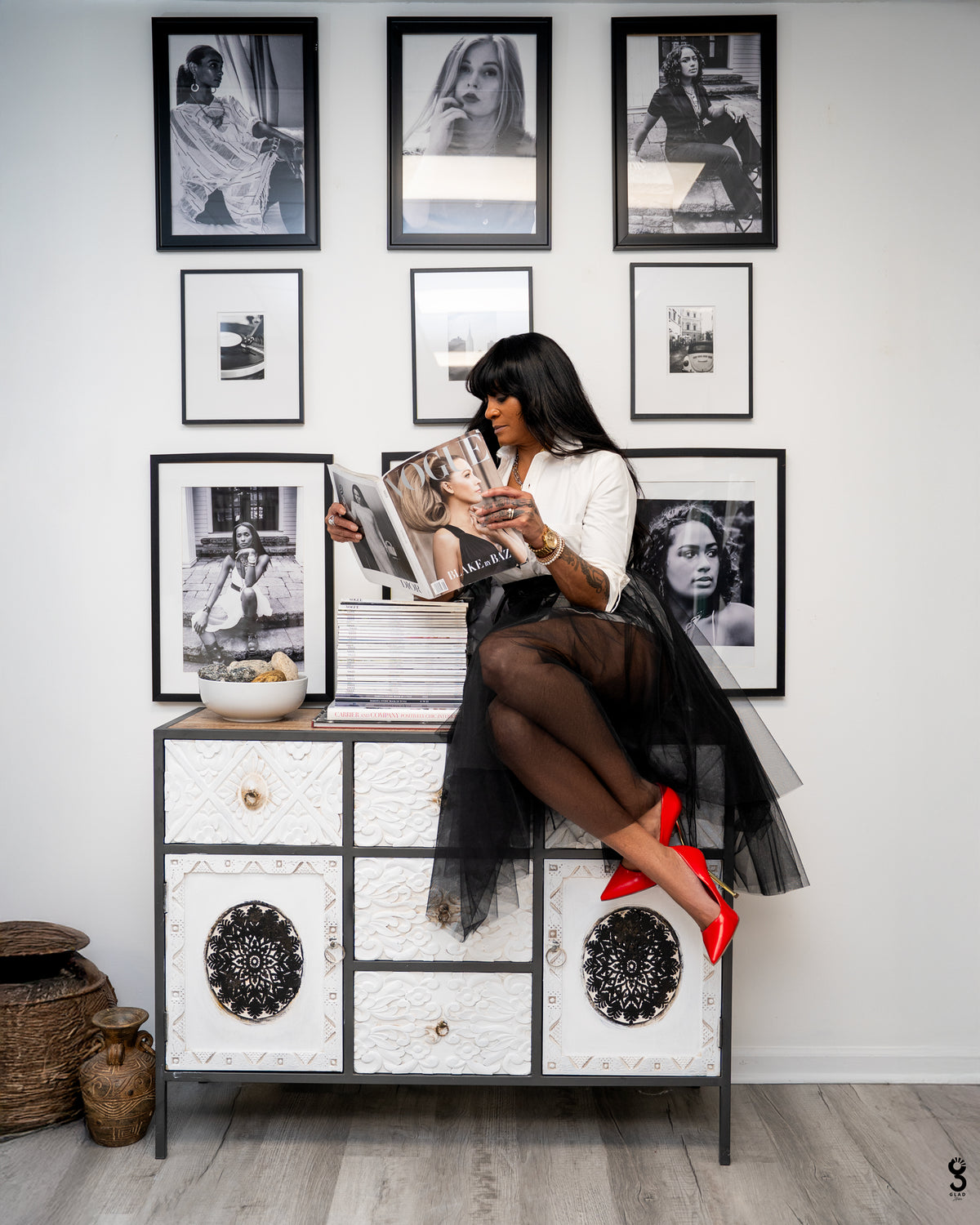 High Waisted Tulle Skirt by Shan