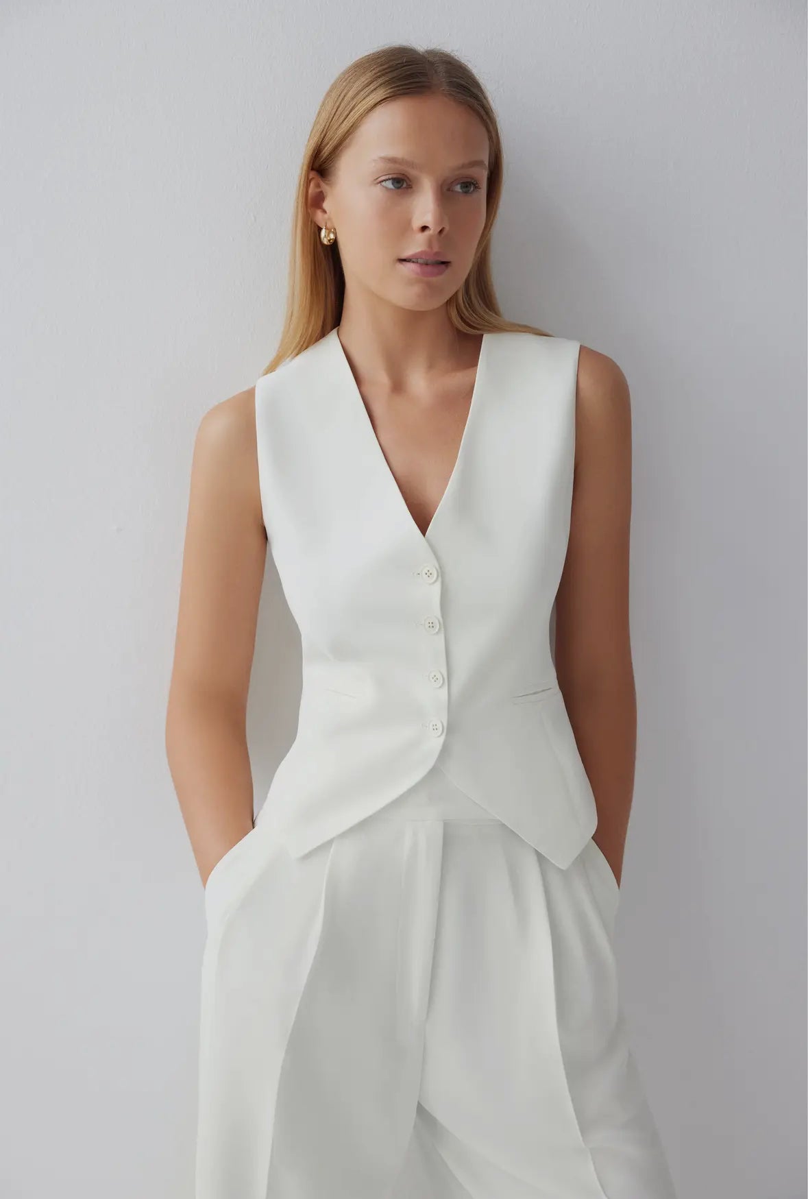 Tailored Vest/ waistcoat by Le Cle
