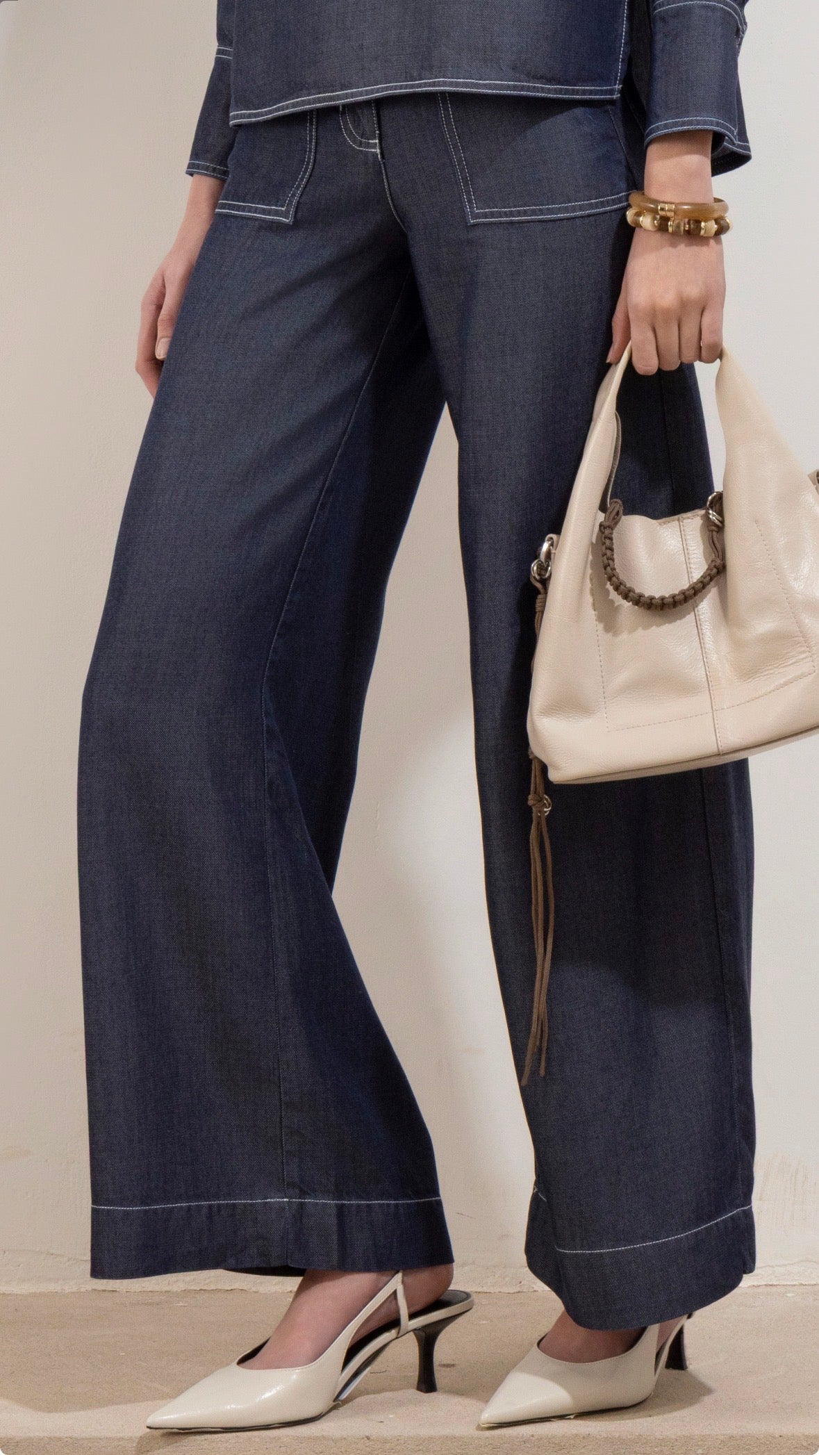 Cruz Denim Pant by Maria La Paz