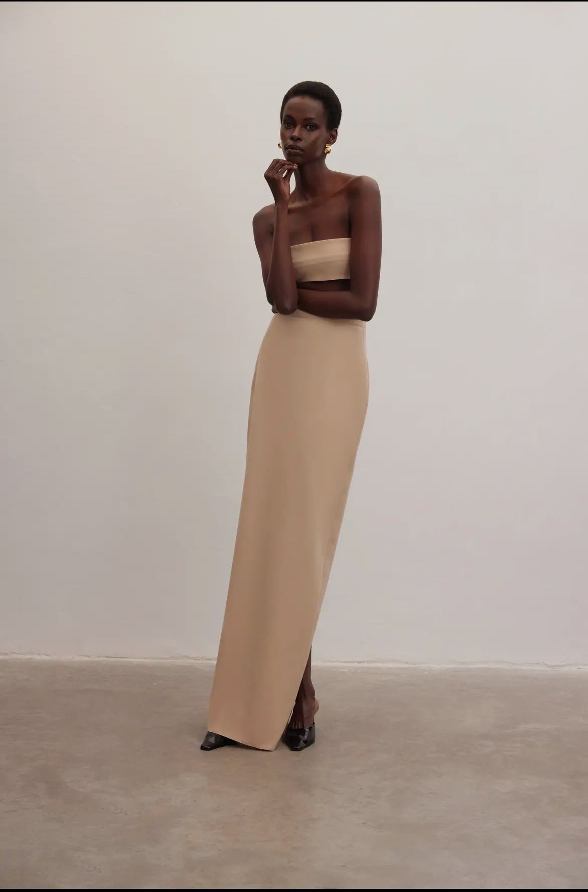 High waisted Pencil long skirt by Le Cre Limited Edition High waisted Pencil long skirt by Le Cre Limited Edition