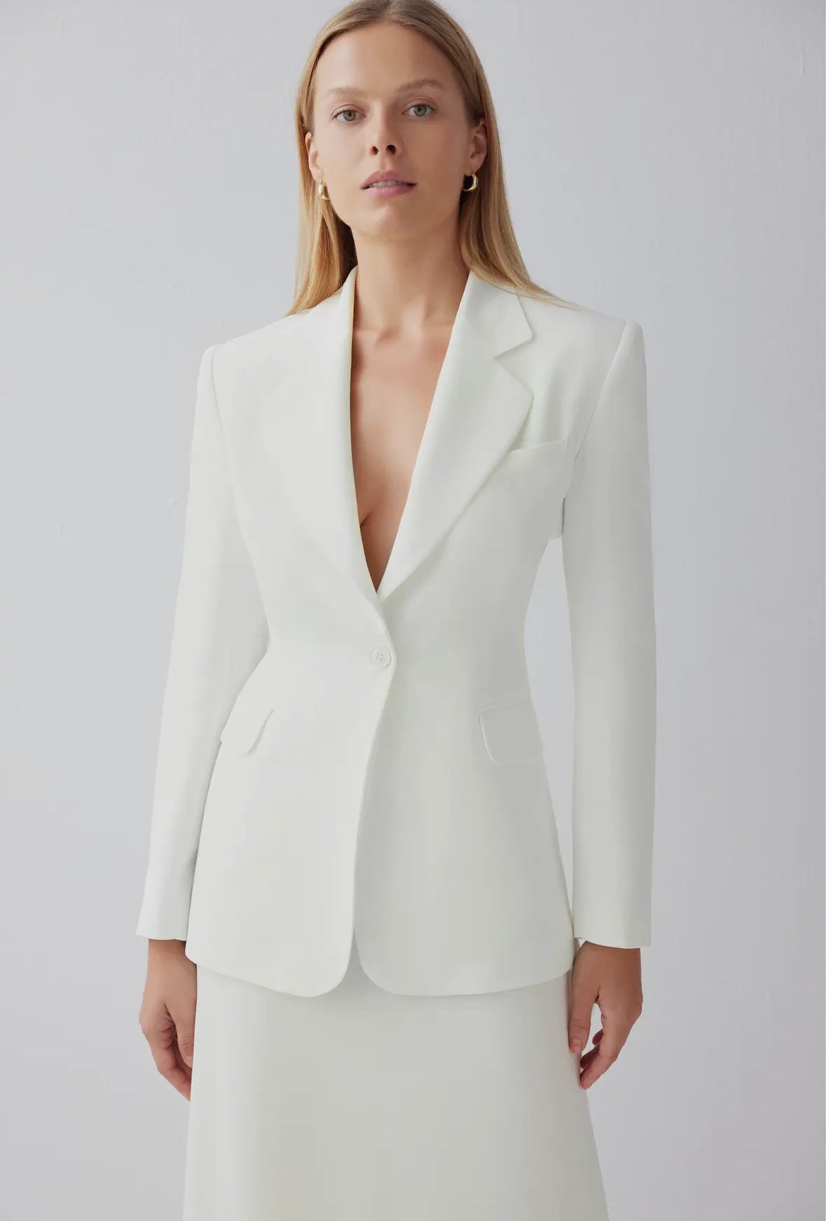 Tailored White blazer by Le Cre Tailored White blazer by Le Cre