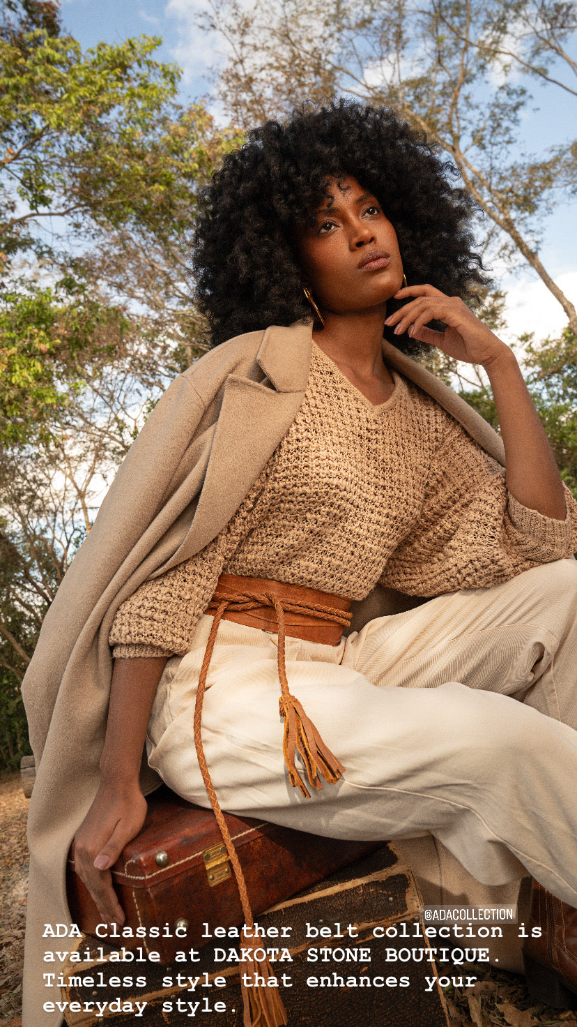 Infinity Wrap Leather Belt by ADA