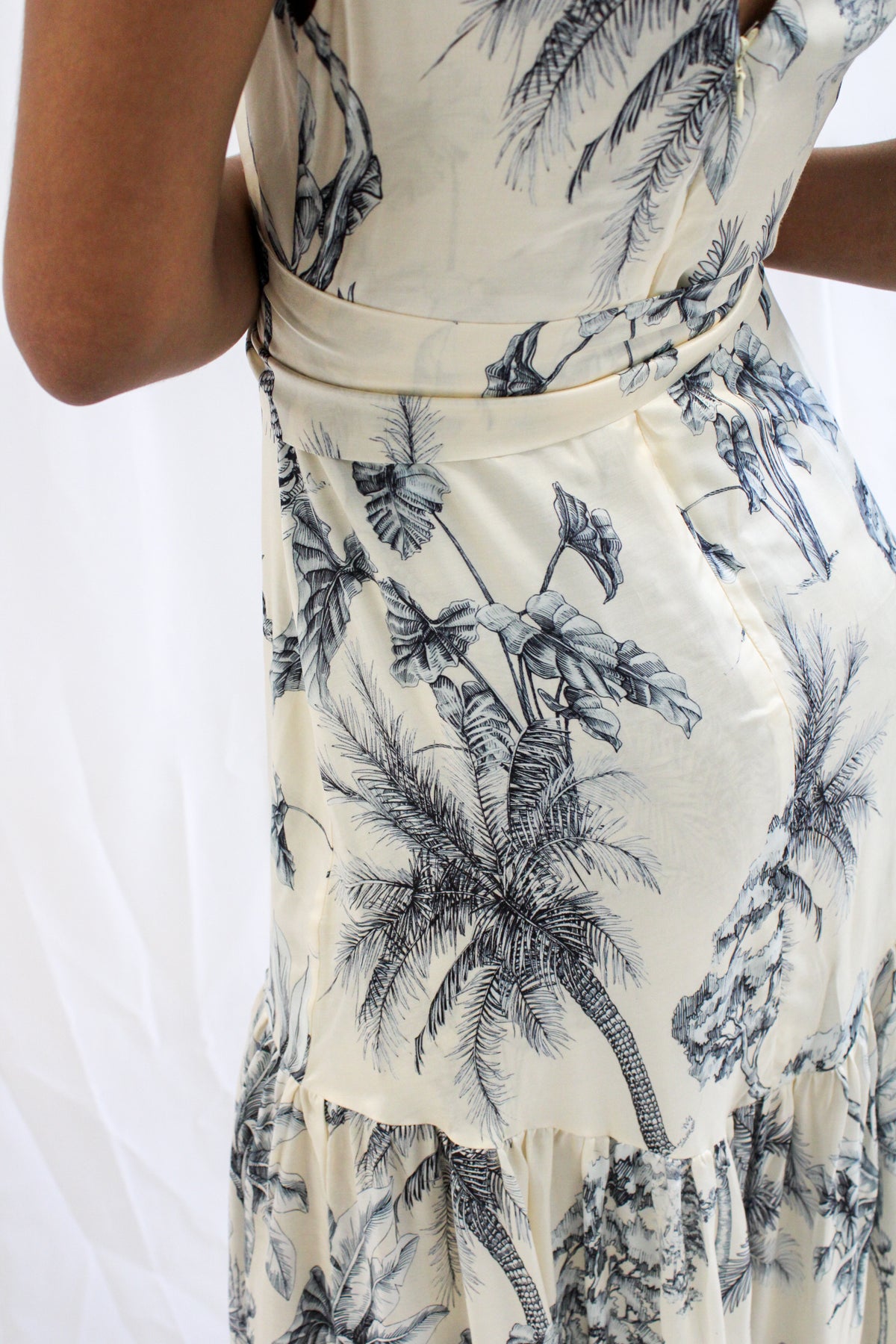 Grasse maxi floral dress by Aguaclara