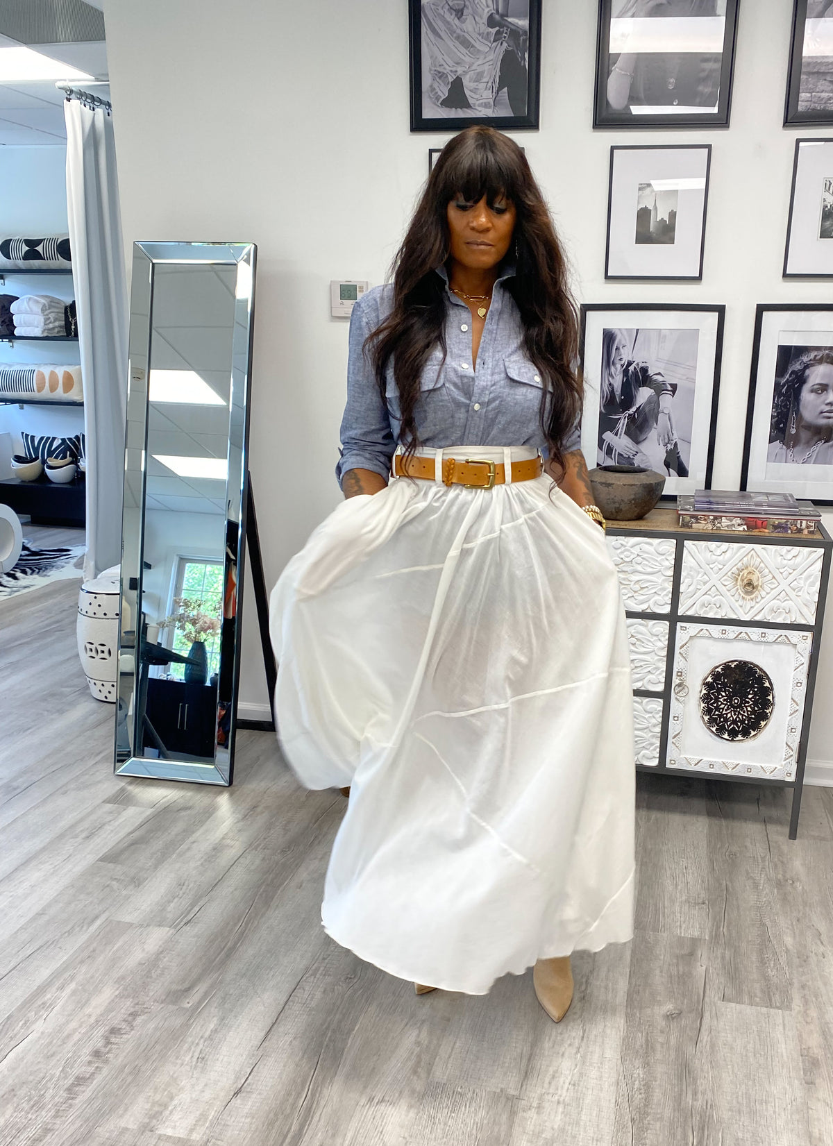 Anelise Maxi Skirt by Andrea Bogosian