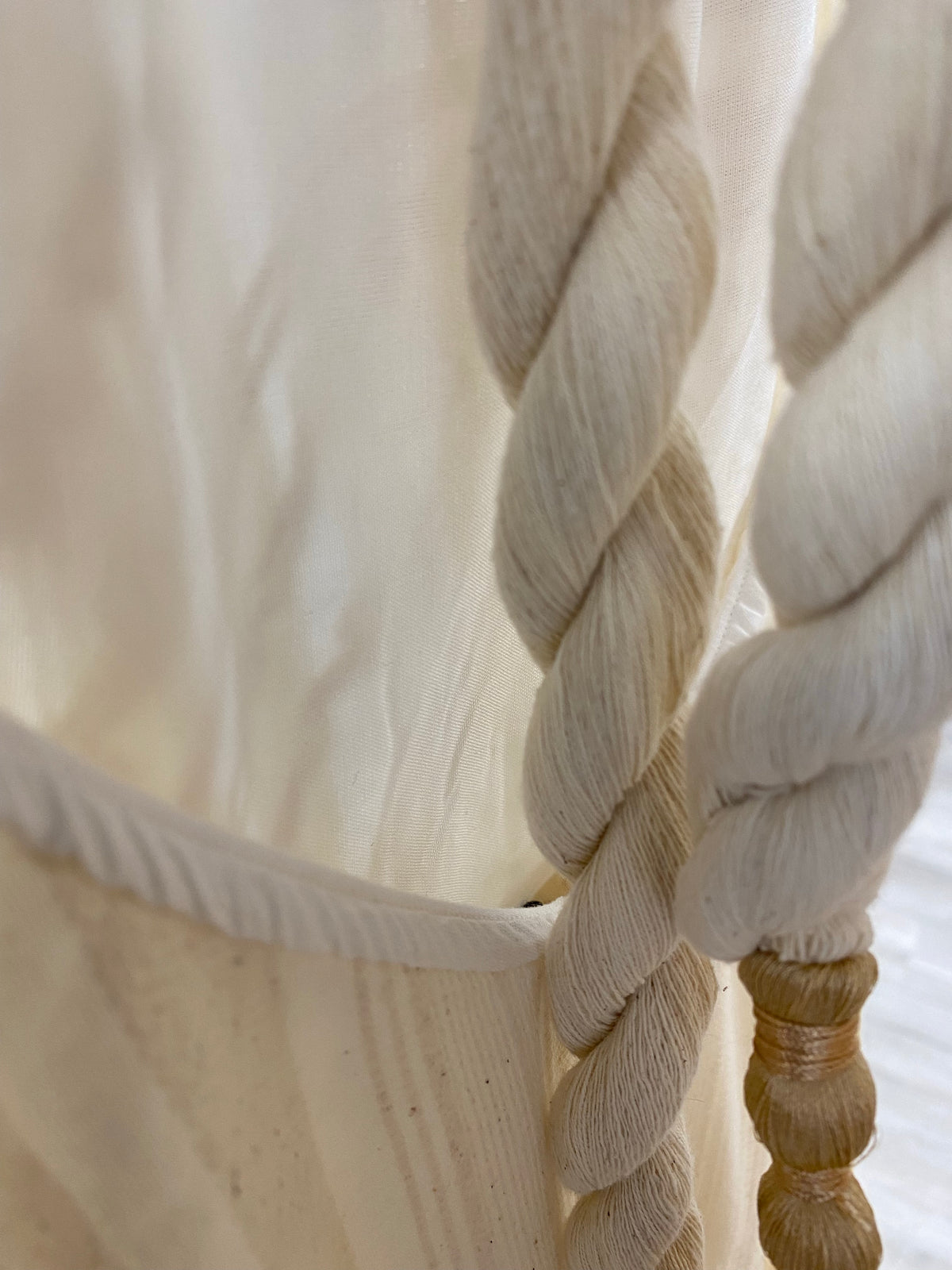 Cotton halter maxi dress with embroidery by Nay