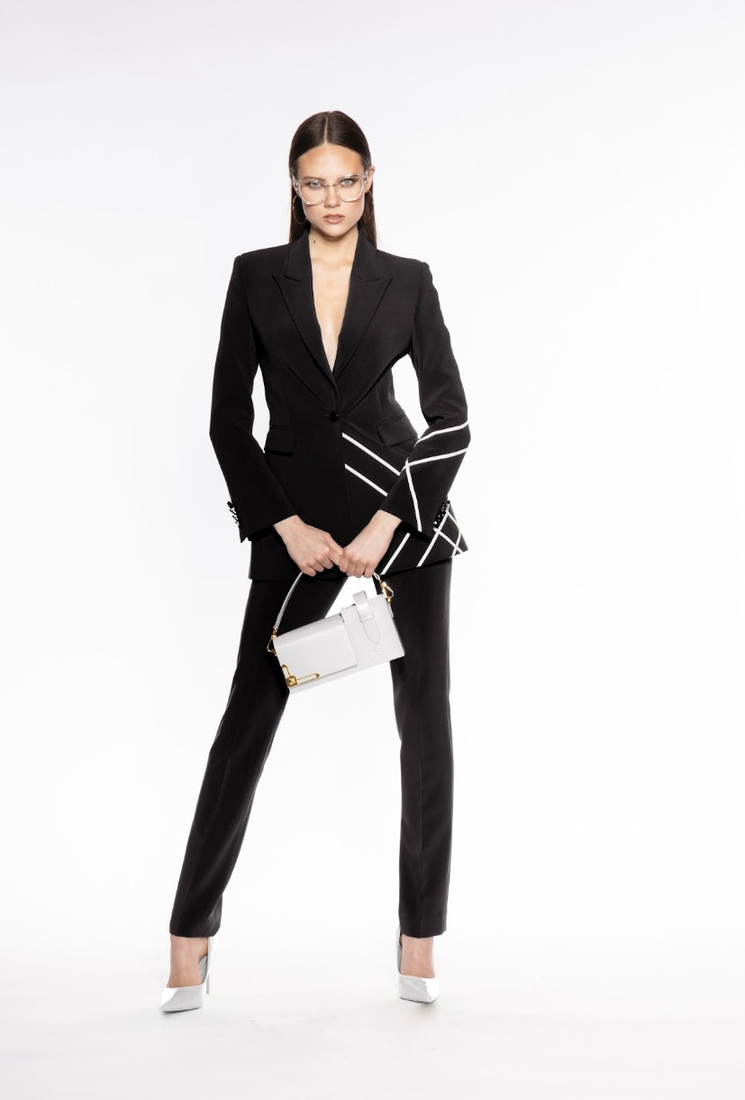 Skewed Line Blazer by L’MOMO