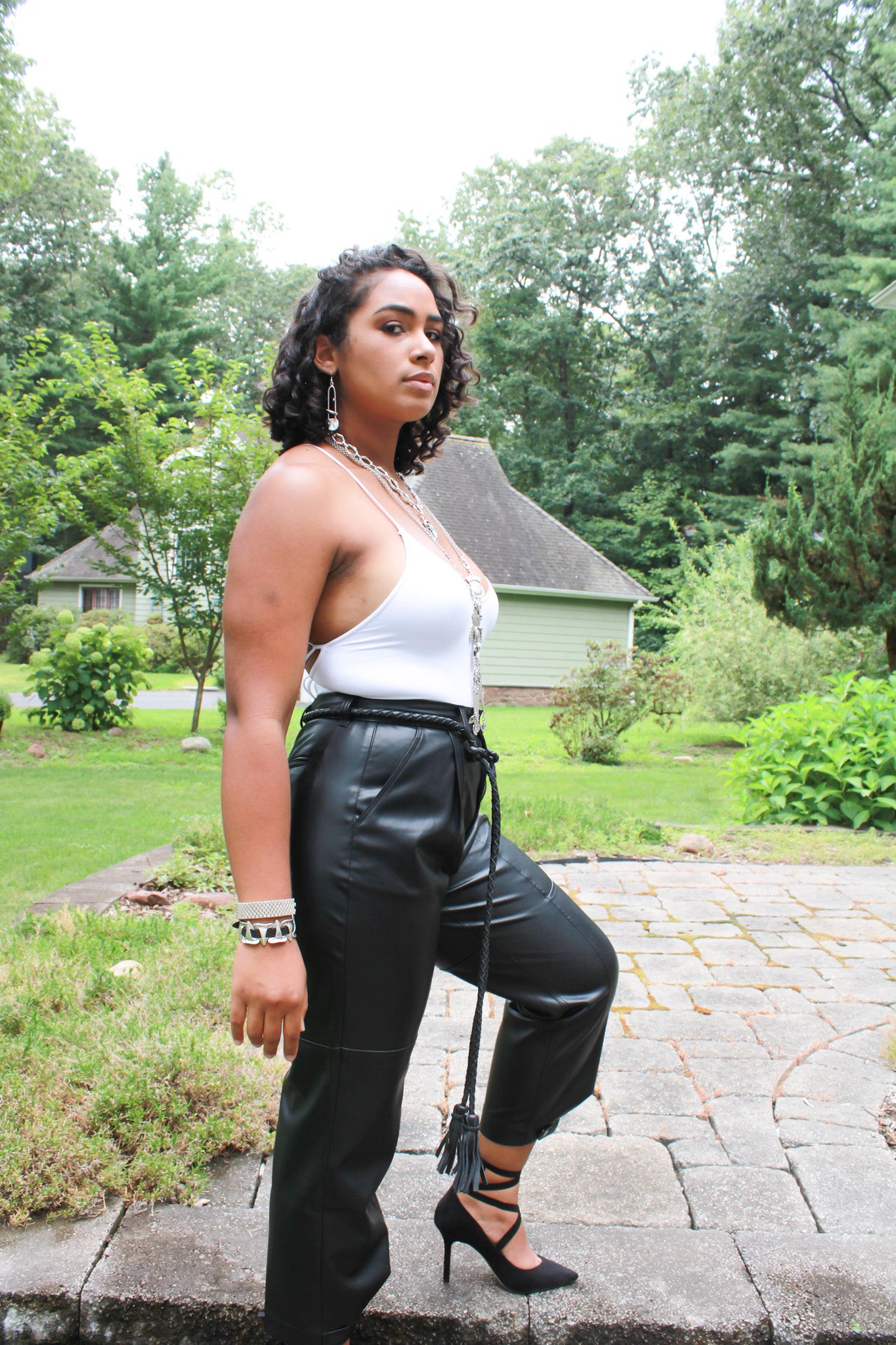 Vegan Leather Trousers by Blue Revival - Dakota Stone Boutique Vegan Leather Trousers by Blue Revival - Dakota Stone Boutique