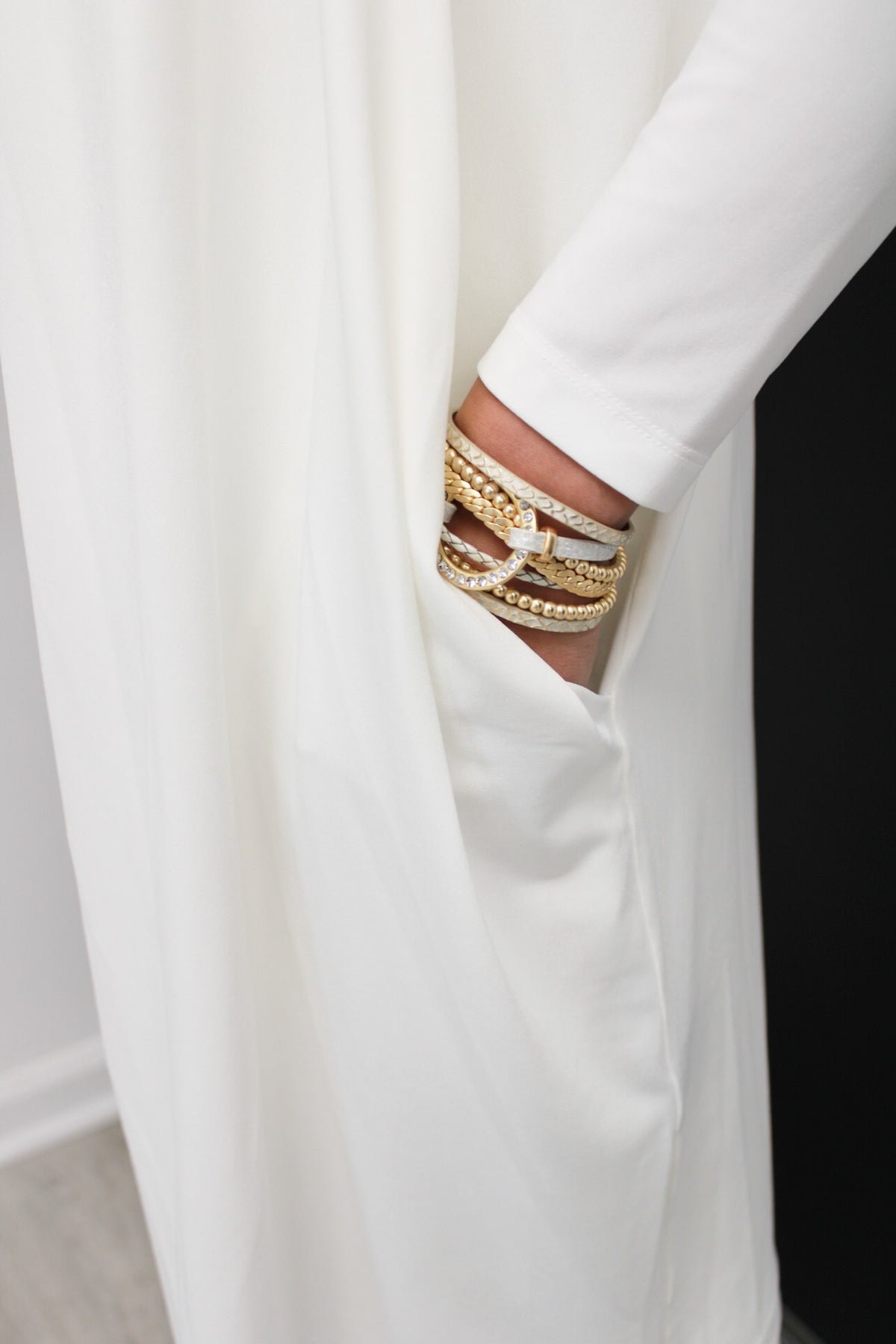 Long Knit Jersey Cardigan by Joeffer Caoc