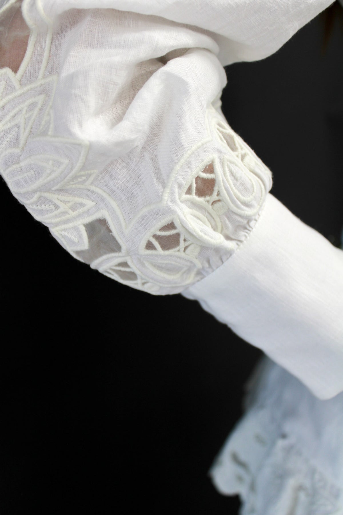 Assis mini dress with open back and embroidery Bogosian