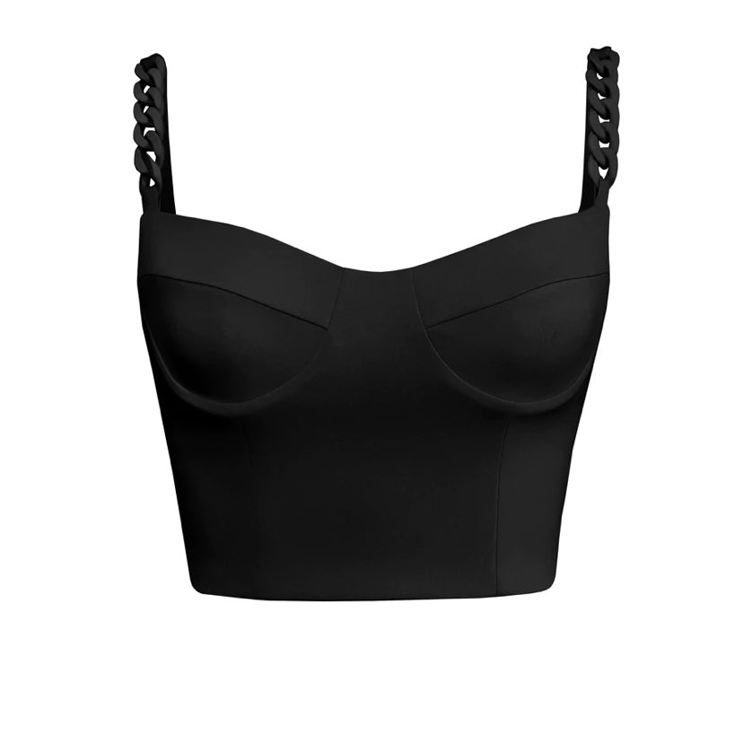 Bustier Top with Chain by L’Momo
