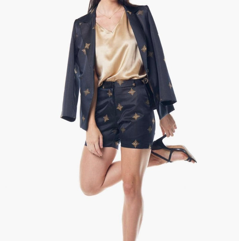 Navy and Gold Blazer
