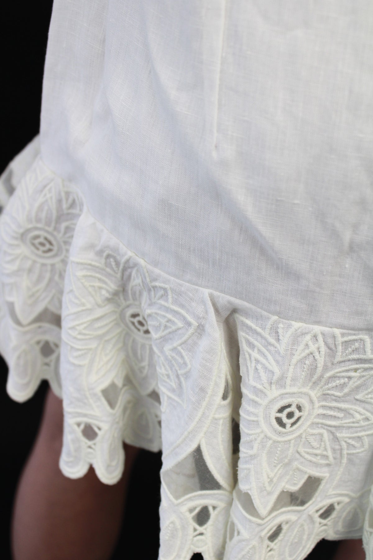 Assis mini dress with open back and embroidery Bogosian