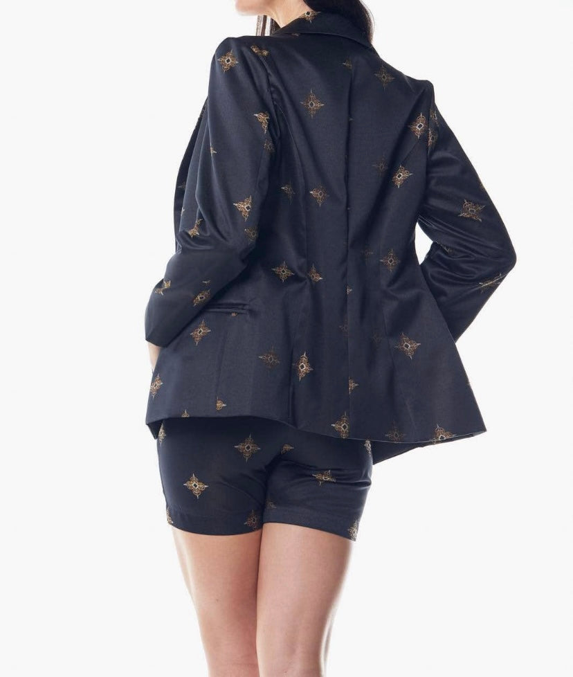 Navy and Gold Blazer