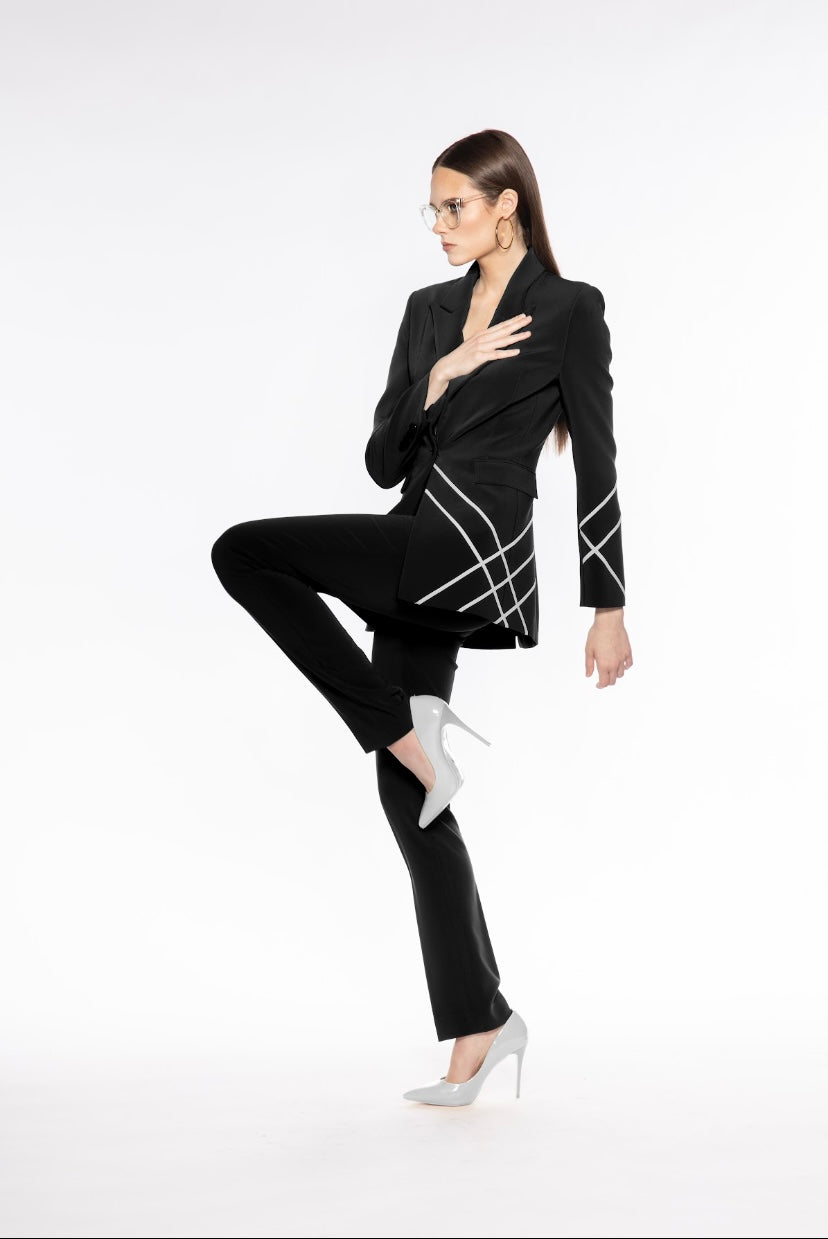 Woven Cigarette Pant by L’MOMO